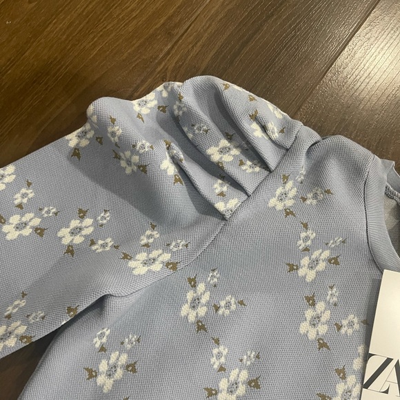 Zara floral knitted sweater - Picture 7 of 7